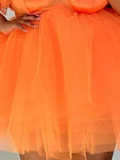 Women‘s Plus Size Curve Holiday Dress Solid Color Off Shoulder Ruched Short Sleeve Spring Summer Casual Sexy Short Mini Dress Causal Daily Dress -HANs Plus Size Style Shop sycuxu1641294205928