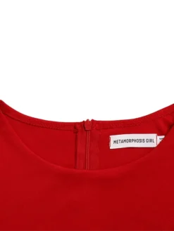 Women‘s Plus Size Curve Work Dress Bodycon Sheath Dress Solid Color Midi Dress Long Sleeve Crew Neck Fashion Outdoor White Red Fall Spring L XL XXL 3XL -HANs Plus Size Style Shop sywwce1676871091833