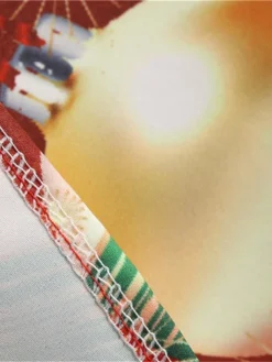 Women's Christmas Knee Length Dress Purple Wine Gray White Black Red Light Green Short Sleeve Print Bow Print Fall Winter Round Neck Casual Vintage2021 S M L XL XXL -HANs Plus Size Style Shop tzfqsg1630046093469