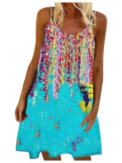 Women's Shift Dress Midi Dress Vintage Purple Vintage Green Vintage Gray Sleeveless Print Print Summer Spring Crew Neck Casual Daily 2023 S M L XL XXL 3XL 4XL 5XL -HANs Plus Size Style Shop vtlqis1620187127932