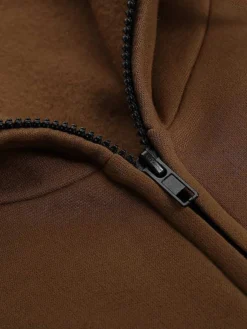 Women's Casual Dress Hoodie Dress Shift Dress Long Dress Maxi Dress Pocket Outdoor Street Daily Active Fashion Hooded Long Sleeve 2023 Loose Fit Black Brown Gray Color S M L XL XXL Size -HANs Plus Size Style Shop weewwv1692776288879