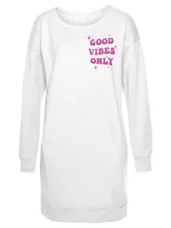 Women's Casual Dress Sweatshirt Dress Winter Dress Letter Pocket Print Crew Neck Mini Dress Fashion Streetwear Outdoor Daily Long Sleeve Loose Fit Black White Pink Fall Winter S M L XL XXL -HANs Plus Size Style Shop xqukzc1694502425111