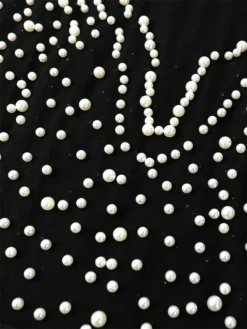 Women‘s Plus Size Curve Party Dress Bodycon Sheath Dress Color Block Long Dress Maxi Dress Short Sleeve Ruched Patchwork Crew Neck Party Black White Spring Summer L XL XXL -HANs Plus Size Style Shop xwqrqv1676979615206