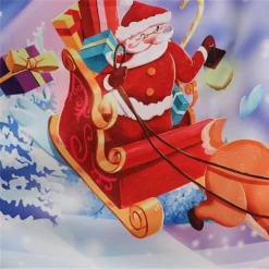 Women's Christmas Swing Dress Vintage DressKnee Length Dress Green Purple Wine Red Long Sleeve Santa Claus Tree Candy Print Fall Winter Crew Neck Vacation Vintage 2022 S M L XL XXL 3XL -HANs Plus Size Style Shop xyekcc1665307580405