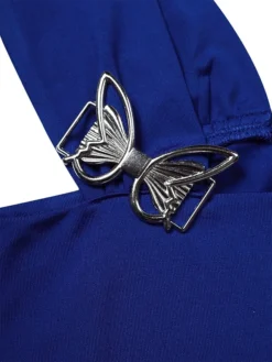 Women‘s Plus Size Curve Party Dress Swing Dress Formal Dress Solid Color Midi Dress Half Sleeve Hollow Out Plus High Low V Neck Elegant Party Black White Summer Spring L XL XXL 3XL 4XL -HANs Plus Size Style Shop yamekp1681975053541