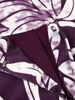 Women‘s Plus Size Curve Dress Set Print Crew Neck Long Sleeve Spring Fall Elegant Maxi Long Dress Formal Party Dress -HANs Plus Size Style Shop yezihs1669284881123