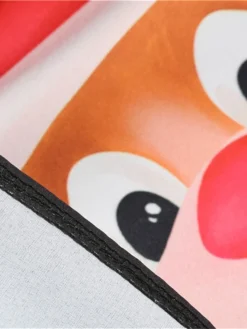 Women's Christmas Knee Length Dress Wine Green Orange Black Red Brown Navy Blue Long Sleeve Print Bow Print Fall Winter V Neck Casual Vintage2021 S M L XL XXL 3XL -HANs Plus Size Style Shop yilalx1629971427603