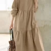 Women's Casual Dress Hoodie Dress Long Dress Maxi Dress Daily Casual Outdoor Vacation Going Out Hoodie Pure Color Regular Fit Black Fuchsia Apricot S M L XL XXL