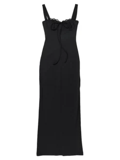 Women's Bodycon Semi Formal Dress Slip Dress Long Dress Maxi Dress Lace Backless Party Holiday Date Fashion Sexy Strap Sleeveless 2023 Regular Fit Black White Orange Color S M L Size -HANs Plus Size Style Shop yrucow1694414250906