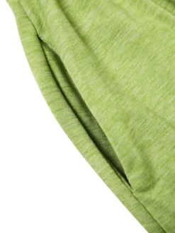 Women's Casual Dress Pleated Dress Plain Dress Plain Ruched Pocket Square Neck Midi Dress Fashion Modern Daily Vacation 3/4 Length Sleeve Regular Fit Pink Purple Green Summer Spring S M L XL XXL -HANs Plus Size Style Shop znezcp1684216944836