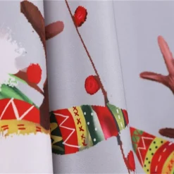 Women's Christmas Knee Length Dress Gray White Black Red Brown Long Sleeve Print Bow Print Fall Winter V Neck Casual Vintage2021 S M L XL XXL 3XL -HANs Plus Size Style Shop zsapzs1629971762076