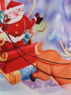 Women‘s Christmas Retro Elegant Vintage Dress Midi Dress Party Ruched Patchwork Santa Claus Crew Neck Long Sleeve Regular Fit Fall Winter 2023 Black Red S M L XL -HANs Plus Size Style Shop ztjyno1694426169706